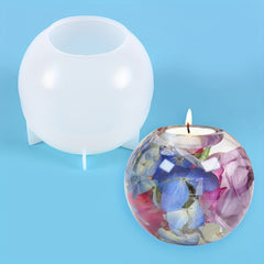 Silicone Mold Tealight Candle Holder DIY Crafts Jewelry Box Candy Box
