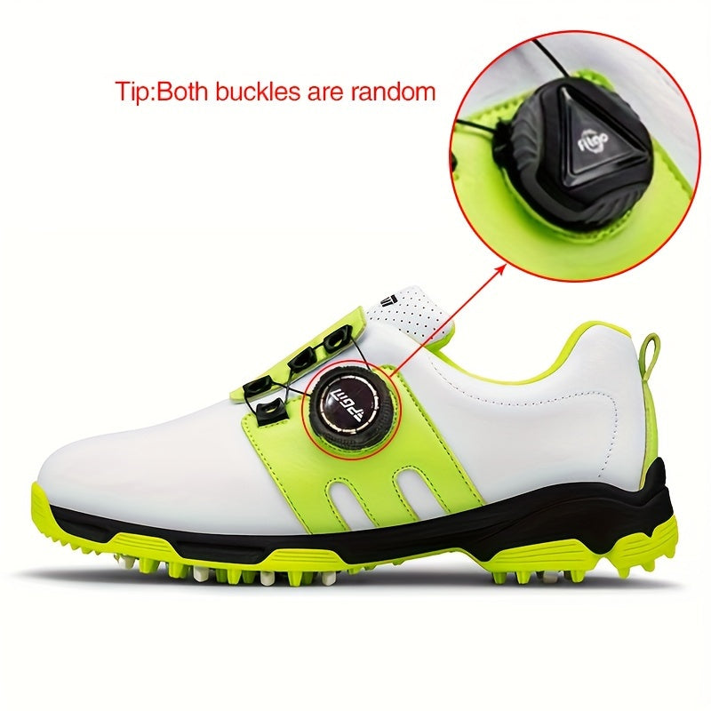Kids Waterproof Golf Shoes with Rotary Buckle