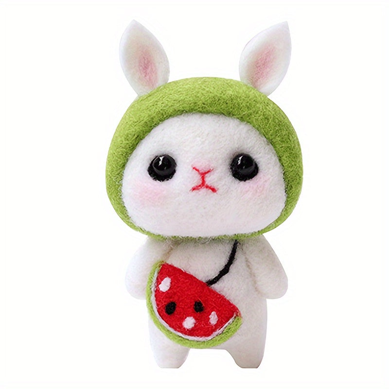 Watermelon Rabbit Felt DIY Material Package for Doll Decoration