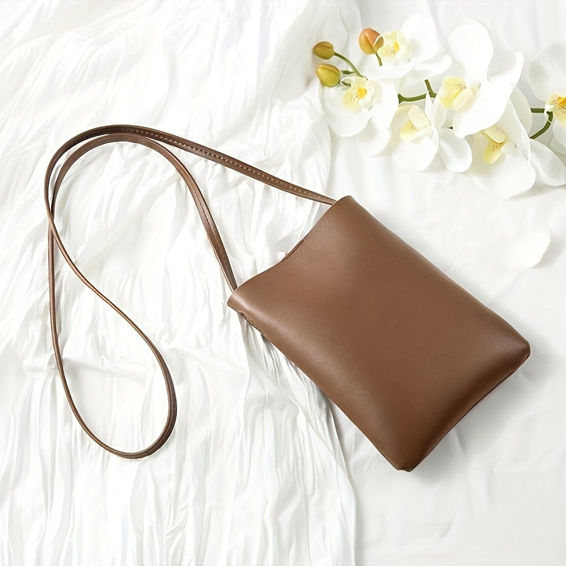 Vertical Phone Bag Women's Mini Crossbody Bucket Bag
