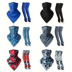 Summer Ice Silk Neck Gaiter Outdoor Sports Cycling Sleeve Cover