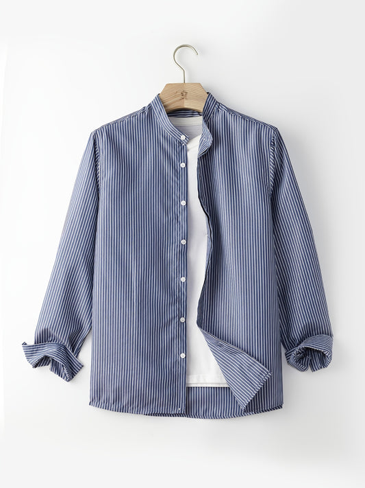 Men's Stripe Long sleeve Shirt - Spring & Summer