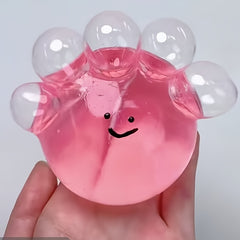 Transparent Squeeze Ball Novelty Toy for Kids 3+