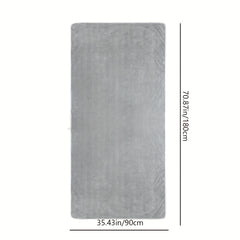 High Bath Sheet Coral Fleece Microfiber Towel Gray