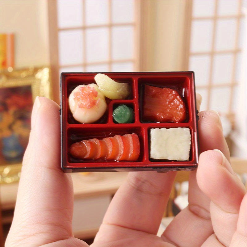 Mini Fast Food Lunch Scene Dollhouse Pocket DIY Decoration Plaything