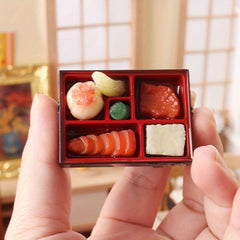 Mini Fast Food Lunch Scene Dollhouse Pocket DIY Decoration Plaything