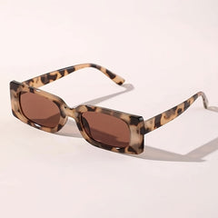 Tortoiseshell Vintage Sunglasses For Women 90s Square Glasses