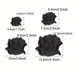 8pcs Rose Embroidered Patches Iron On Stickers DIY Accessories