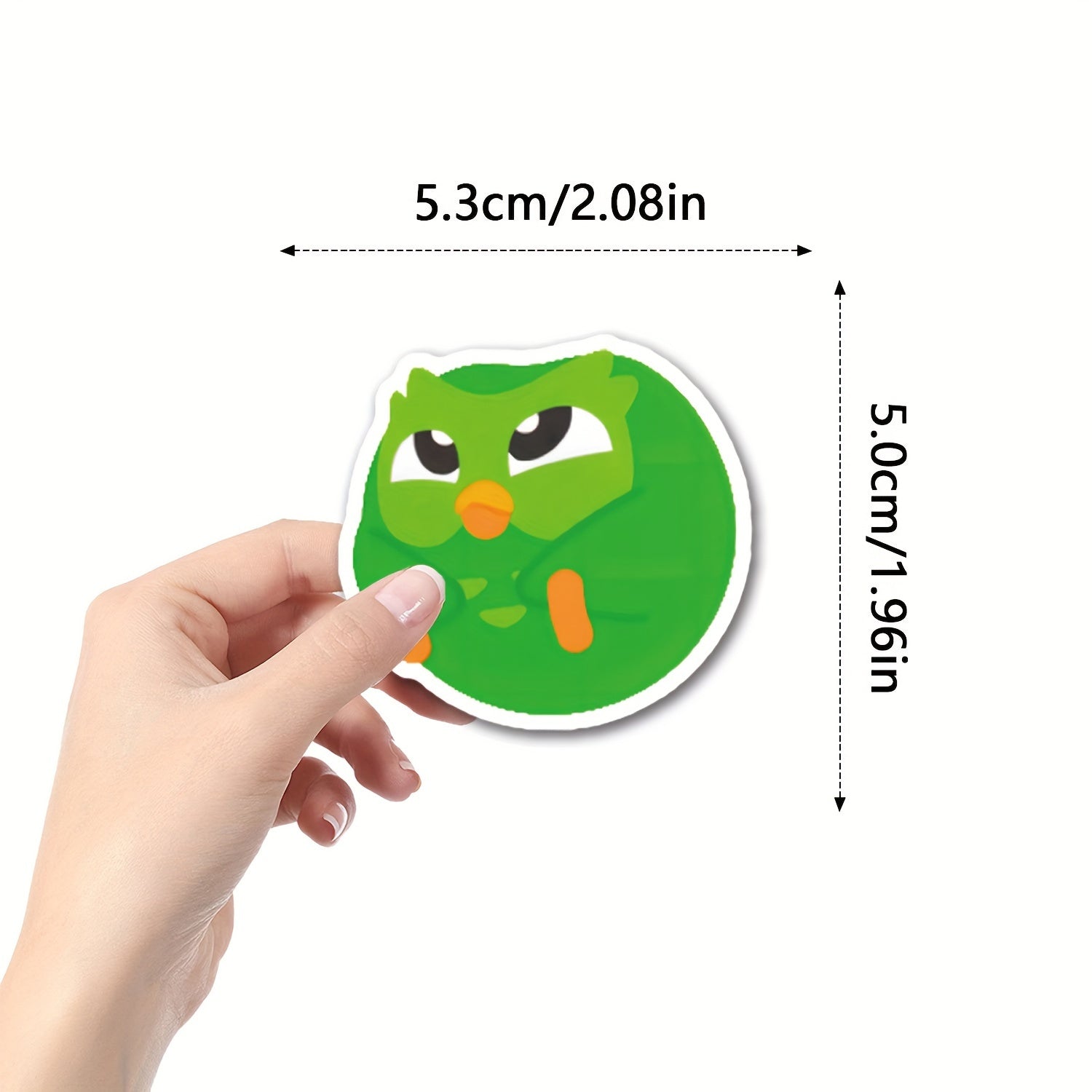 55 Duolingo Cartoon Stickers for Personalizing Items