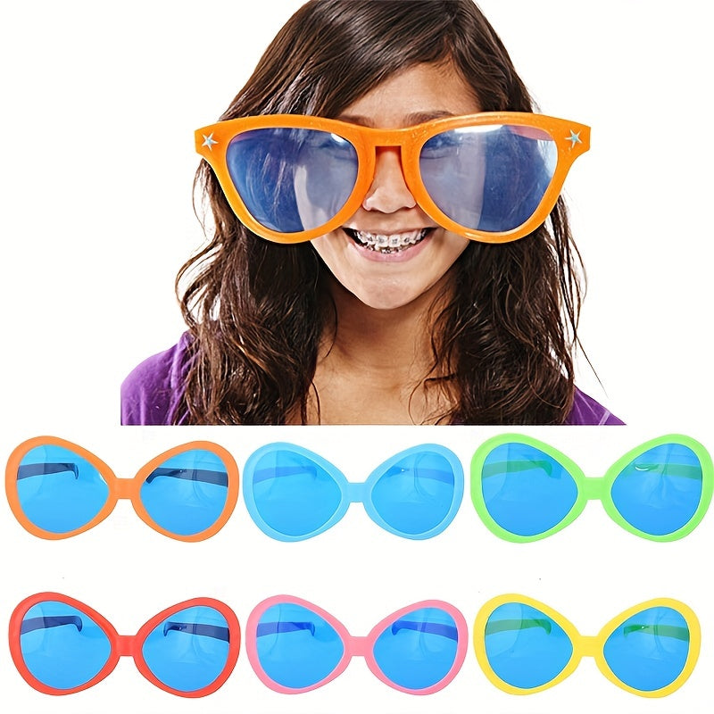 Oval Funny Sunglasses for Adults Kids Decorative Costume Party Accessory