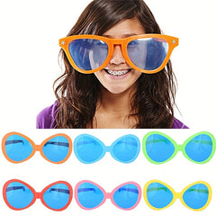 Oval Funny Sunglasses for Adults Kids Decorative Costume Party Accessory