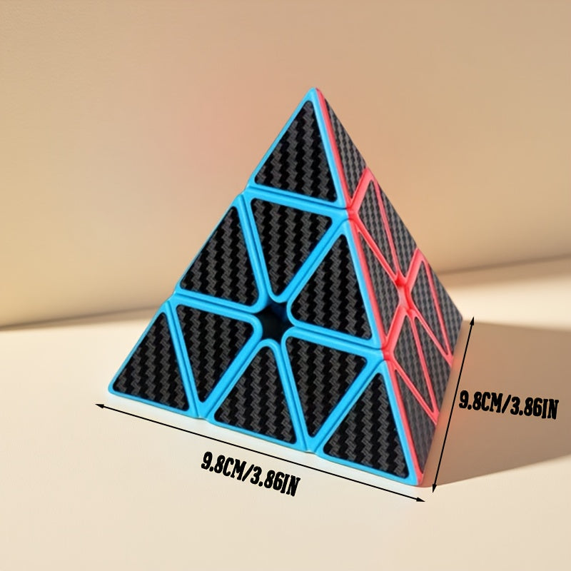 ABS Carbon Fiber Pyramid Puzzle Stress Relief Toy