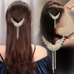 Angel Wings Tassel Hair Clips for Women and Girls