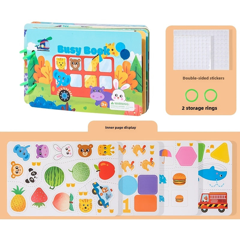 Reusable Sticker Book for Preschool Learning