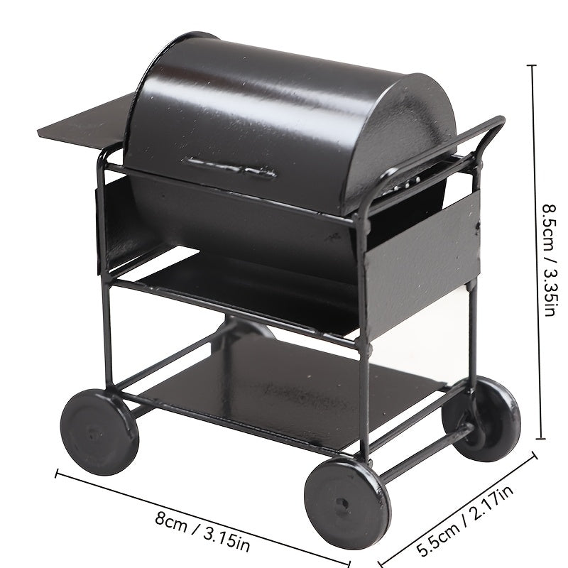 1:12 Scale Outdoor Grill Oven Dollhouse Model for Kitchen DIY Decor