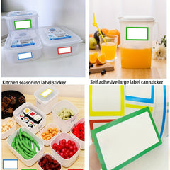 Colored Blank Stickers Roll for Seasoning Labels
