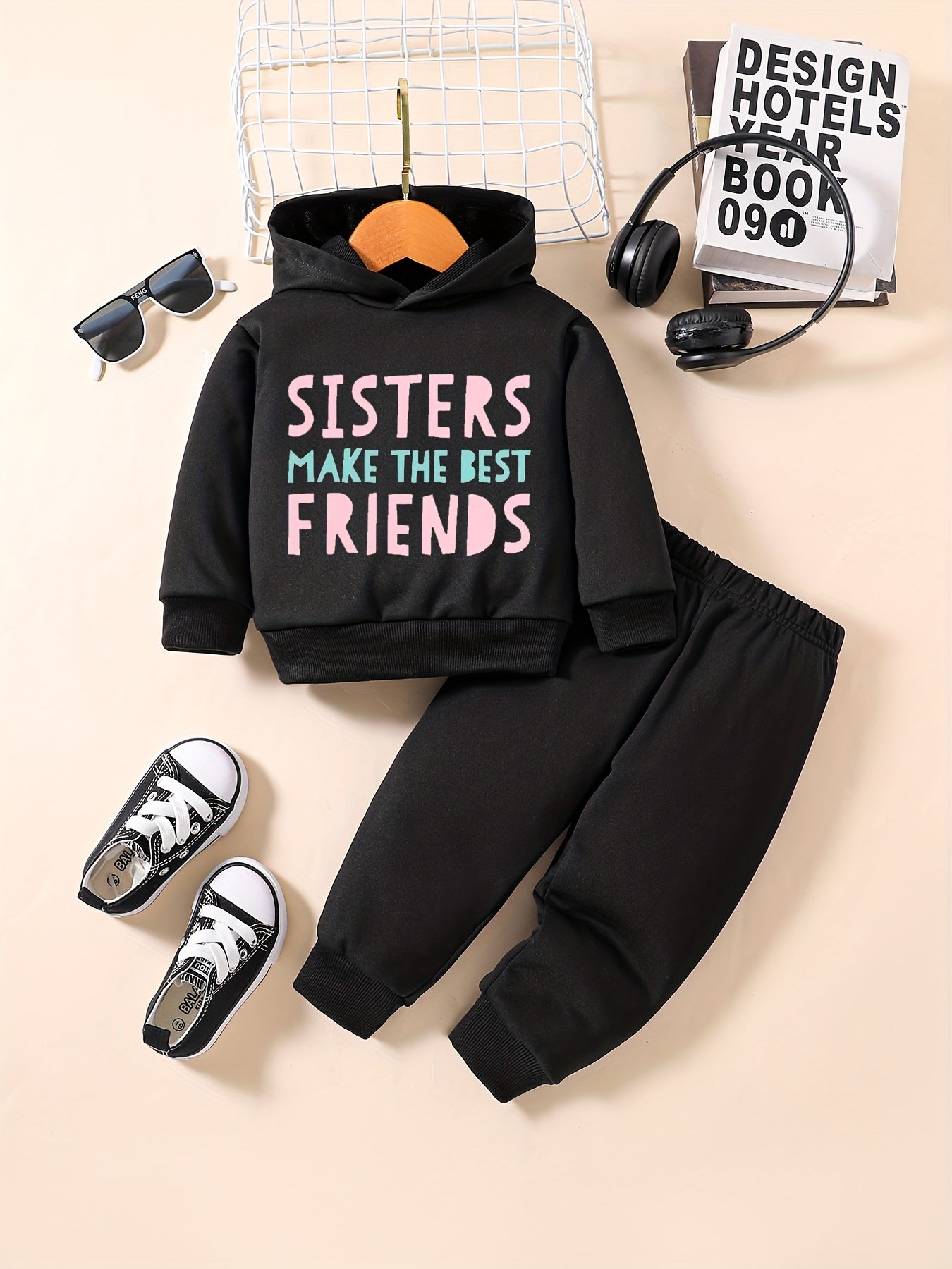 Toddler Baby Trousers Sweatshirt Set THE FRIENDS Print Outfit