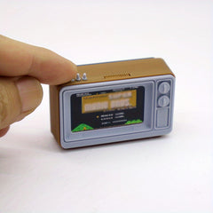 Doll House Accessories Living Room Scene Model Mini Retro TV Model