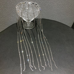 Rhinestone Tassel Headband Glitter Hair Accessory
