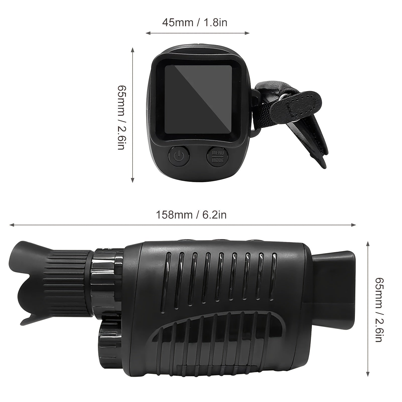 R7 HD Infrared Night Vision 5x Zoom Monocular & 1080P Camera