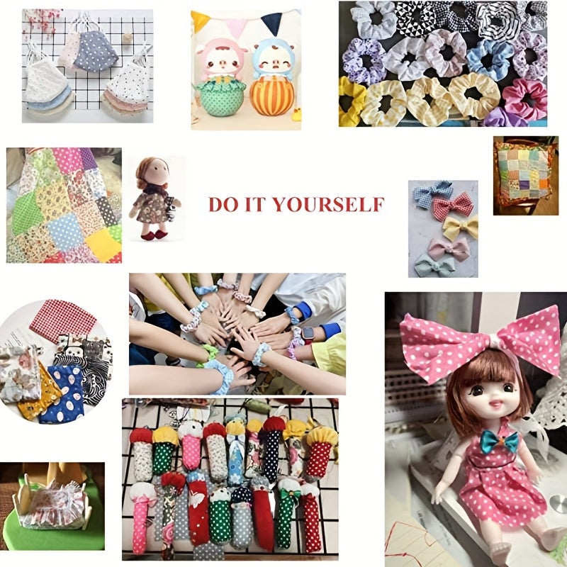 30pcs Colorful Cotton Fabric Cloth Patchwork DIY Craft Material Random