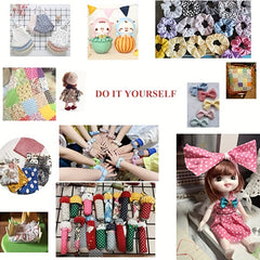 30pcs Colorful Cotton Fabric Cloth Patchwork DIY Craft Material Random