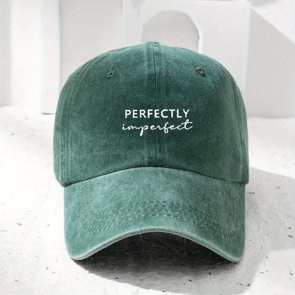Washed Baseball Cap Solid Casual Sports Hat Sunscreen Dad Hats