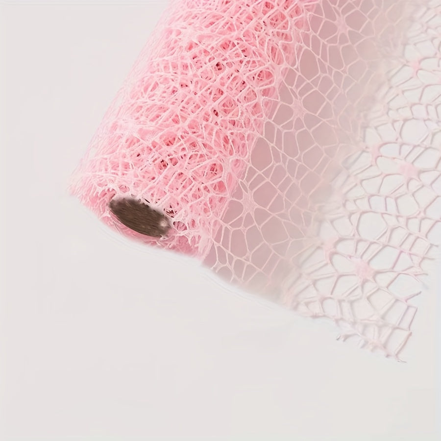 Jacquard Net Mesh Flower Bouquet Wrapping Paper - Gift Wrapping Supplies