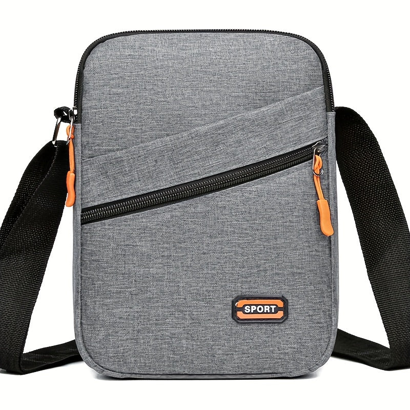 Stylish Canvas Crossbody Backpack Durable Water Resistant for Men's Daily Use