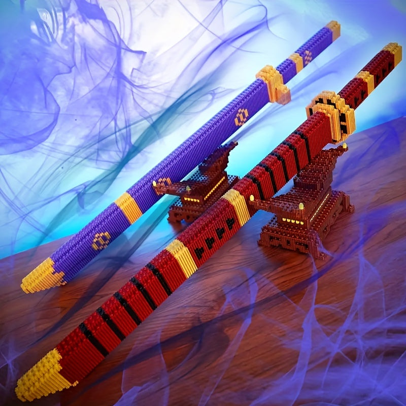 Building Blocks Assembly Model Weapon Sheath Brick Toy Boy Educational Toy Gift
