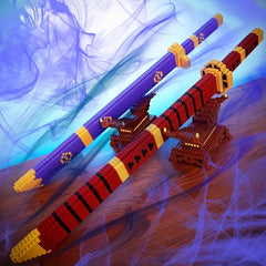 Building Blocks Assembly Model Weapon Sheath Brick Toy Boy Educational Toy Gift