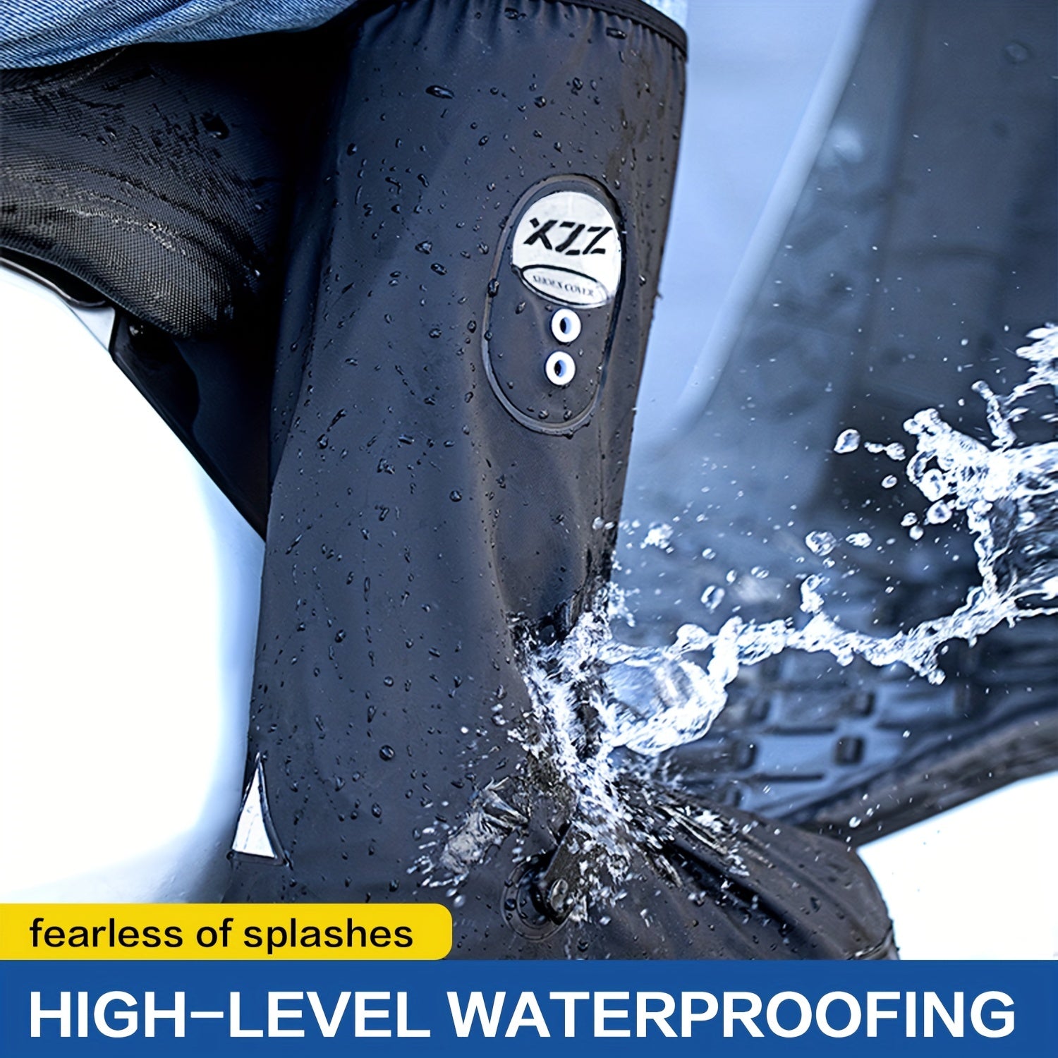 Waterproof Shoe Covers with Reflectors for Men and Women