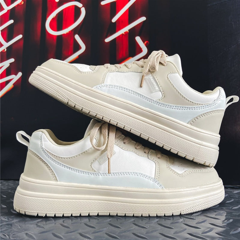 Men's Platform Sneakers Lace up Skate Shoes