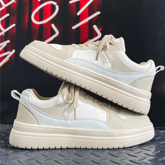 Men's Platform Sneakers Lace up Skate Shoes