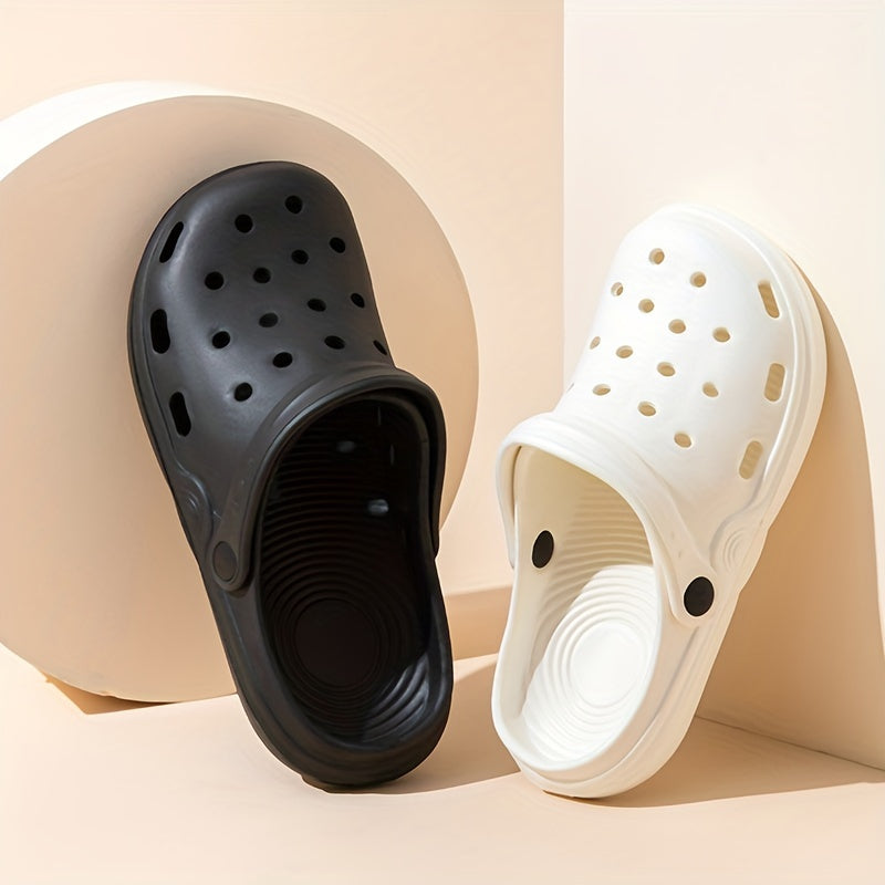 Men's Closed Toe Garden Clogs Soft Sole Slip-On Sandals