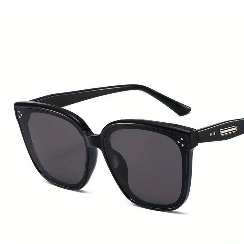 Men's Square Large Frame Glasses Mixed PC Sunglasses 4137