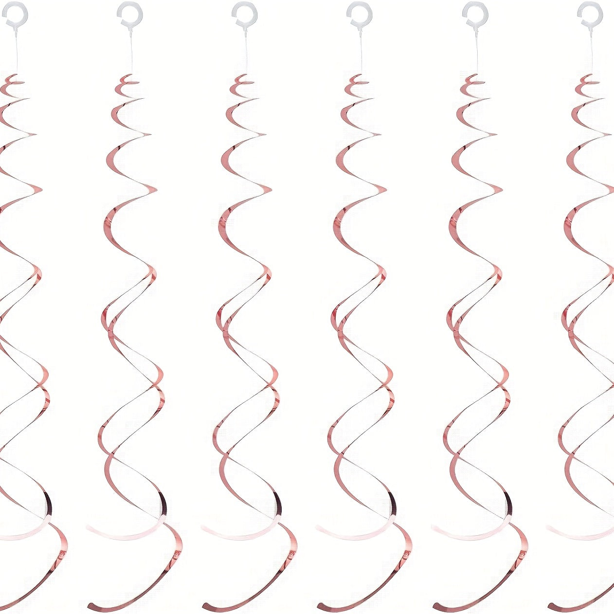 12pcs Foil Swirl Hanging Decoration Birthday Halloween Wedding Baby Shower Party