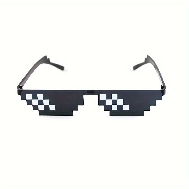 Funny Mosaic Sunglasses Men Women Party Decors Photo Props