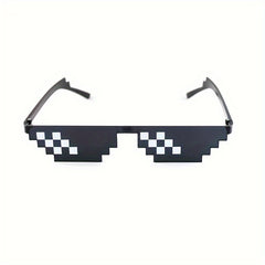 Funny Mosaic Sunglasses Men Women Party Decors Photo Props