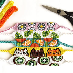 50pcs Embroidery Floss Kit 8 7yard Cross Stitch Thread for Crafts