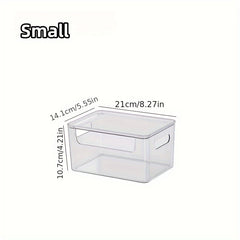 Transparent Storage Box with Lid Waterproof and Dustproof
