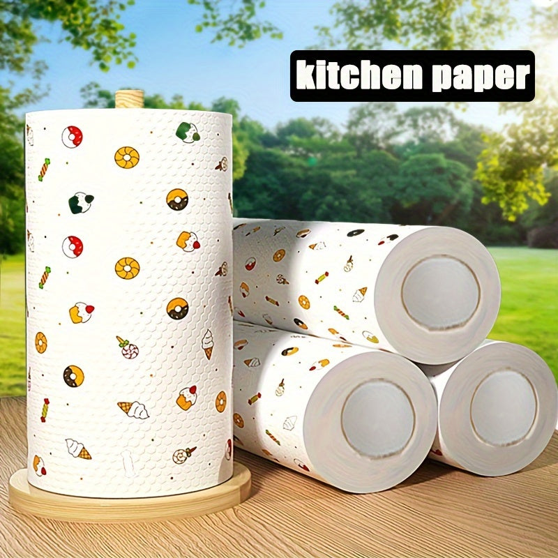 Large Reusable Kitchen Paper Dishcloth Lazy Rag