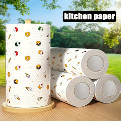 Large Reusable Kitchen Paper Dishcloth Lazy Rag