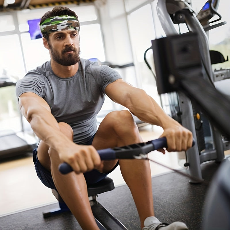 Men's Camouflage Ice Silk Headband for Sports