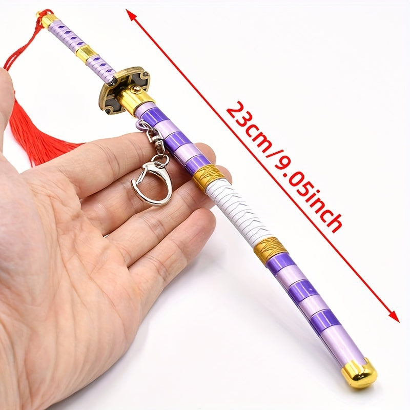 Anime Character Alloy Weapon Toy Metal Sword Mold Uncut Birthday Gift