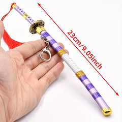 Anime Character Alloy Weapon Toy Metal Sword Mold Uncut Birthday Gift