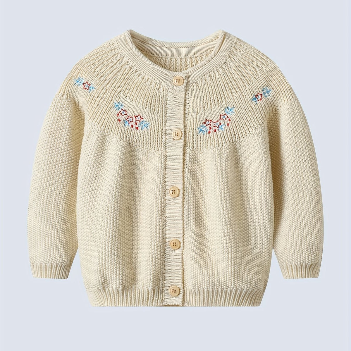 Baby Girls Sweater Coat Long Sleeve Casual Cardigan For Outing