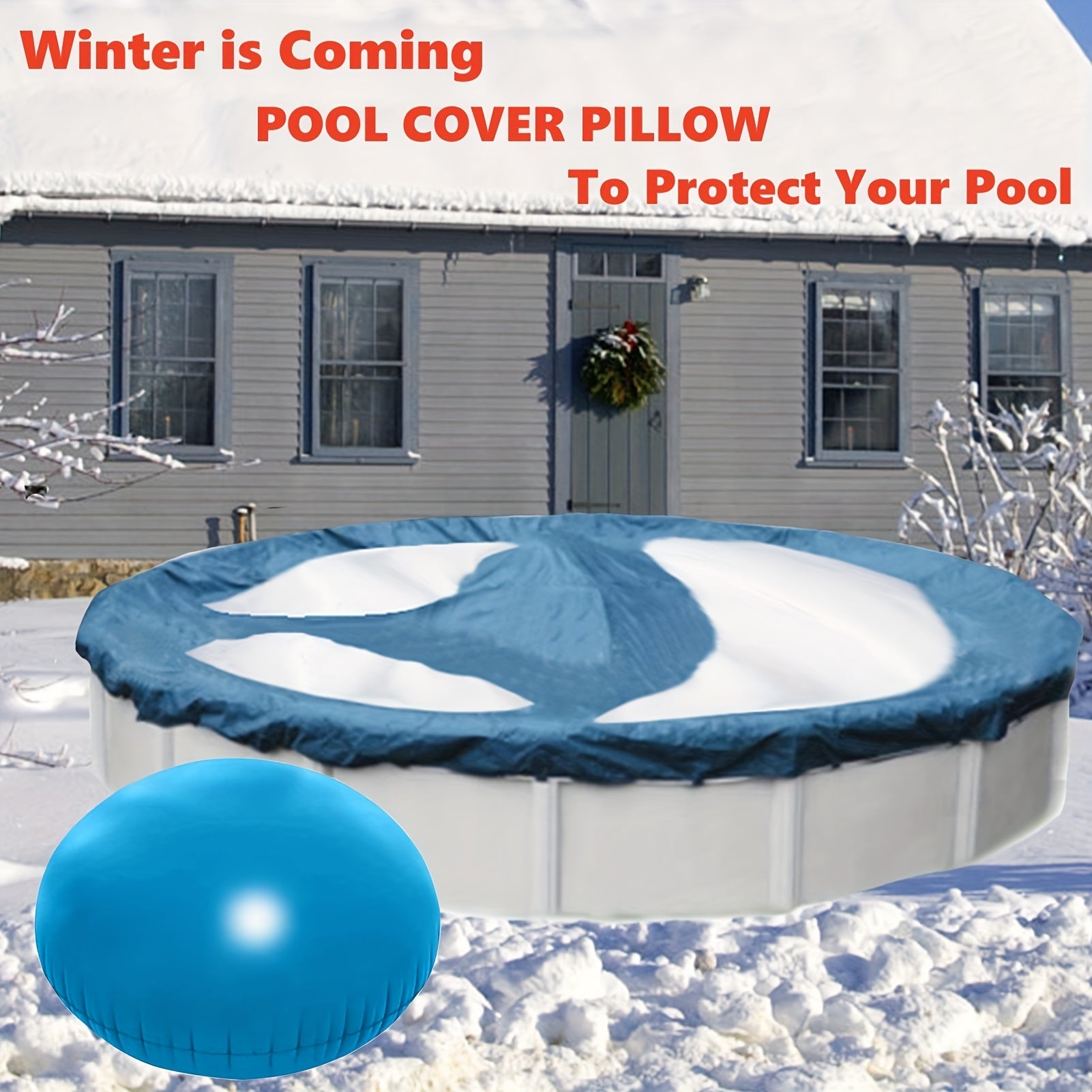 1pc Pool Air Pillow Ice Equalizer For Above Ground Winter Pool Covers