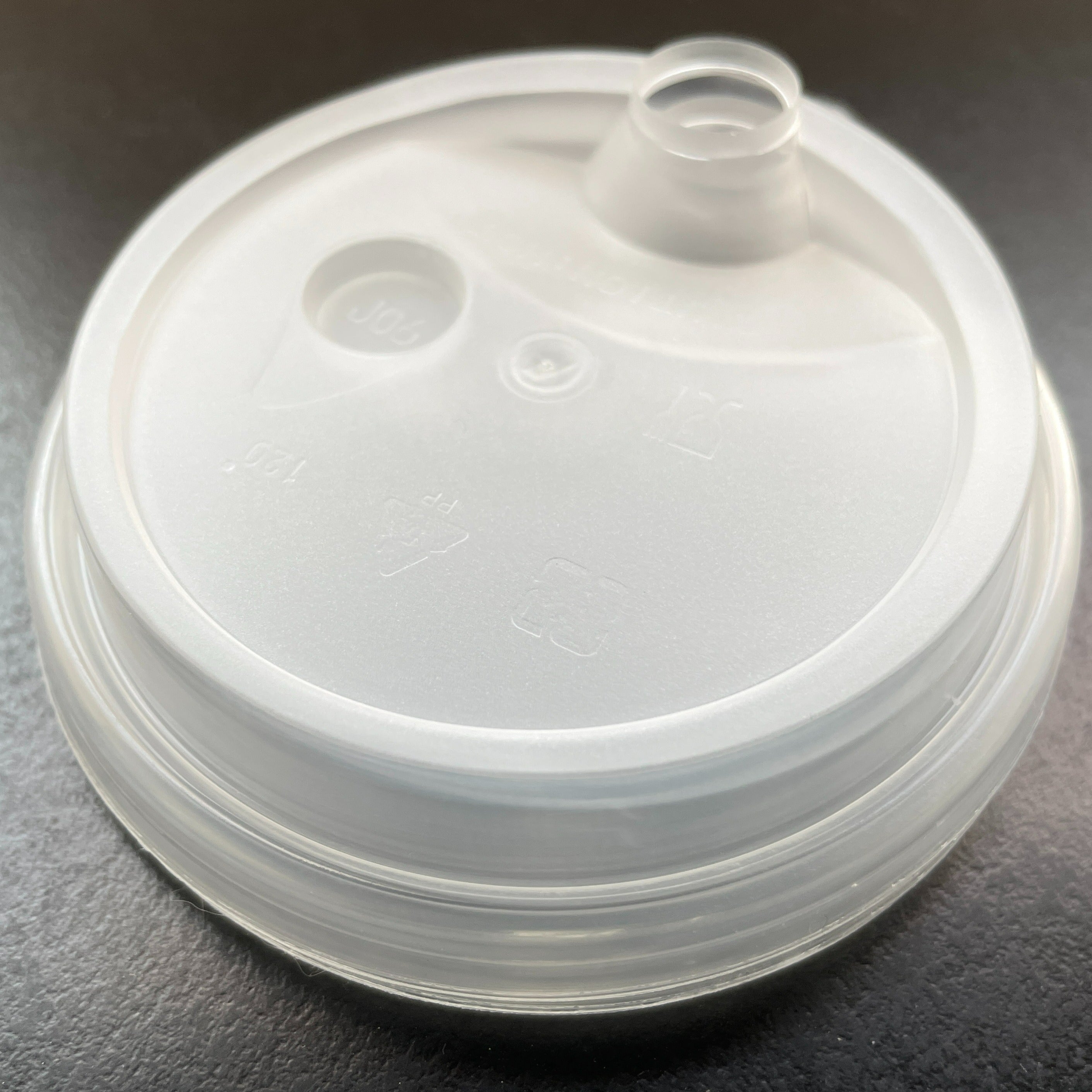 1000pcs Leak Proof Milk Tea Cup Lids 3 54in for Juice Drink Packaging