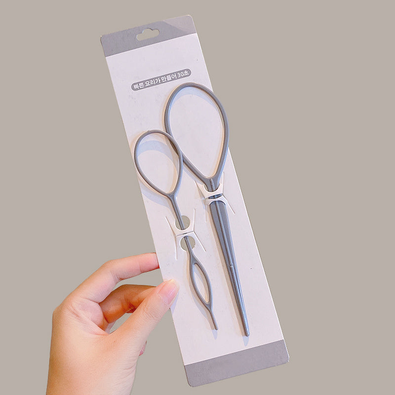 2pcs Hair Loop Styling Tool Hair Braiding Accessories